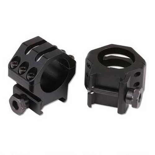 Weaver 6 Hole Tactical Scope Rings 30mm High Alum Matte Black