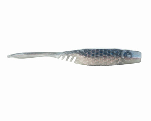 Netbait Baitfuel HexTek Eko Shad, 4", Pro Blue Red Pearl, 8 pack