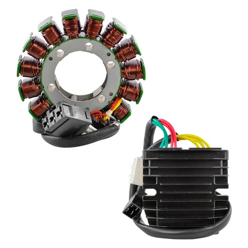 Kimpex HD Generator Stator & Aluminum Mosfet Voltage Regulator Kit Fits Aprilia - 225832 - 225832
