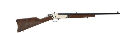 Henry Single Shot Brass Rifle, .357 Magnum/.38 Spl,  22" Barrel, Walnut Stock