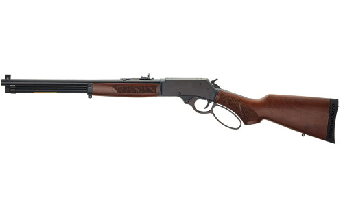 Henry Steel Lever Action Rifle, .45-70 Gov't,  18.43"" Barrel, Walnut Stock