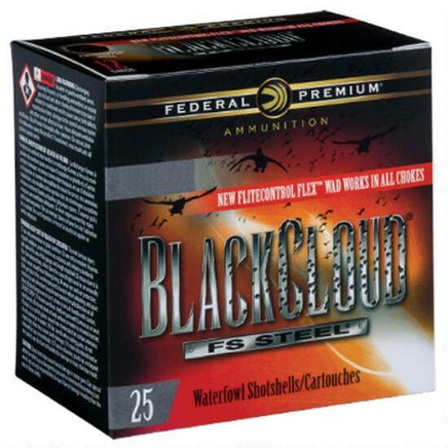 Federal Black Cloud 12ga 2 3/4", #4, 1 1/8oz, Box of 25