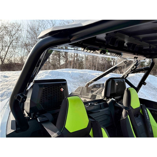 Direction 2 Rear Windshield - Scratch Resistant Fits Polaris - 174379