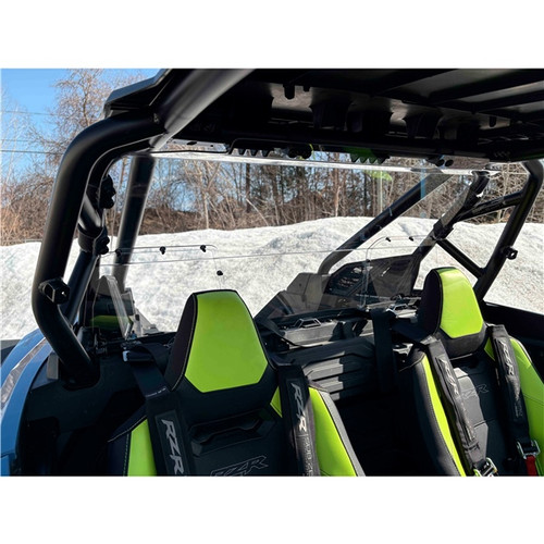 Direction 2 Rear Windshield - Scratch Resistant Fits Polaris - 174379