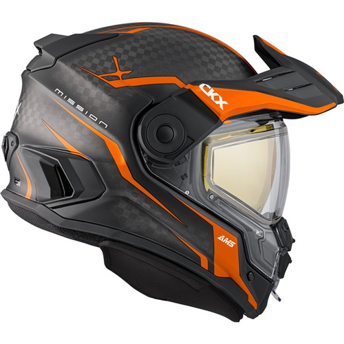 CKX Mission Free-Face Helmet - Carbon Fury - L - 517964