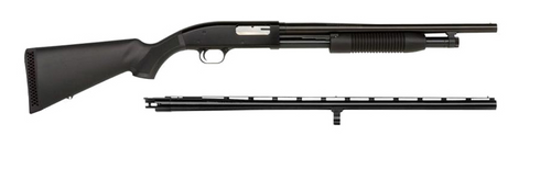 Maverick 88 Field/Home Combos 12 Ga Pump Action,  28"/18.5" Barrels, Black