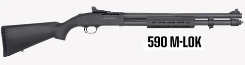 Mossberg 590 12 Ga Pump Action Shotgun 3", 20" Barrel, Black