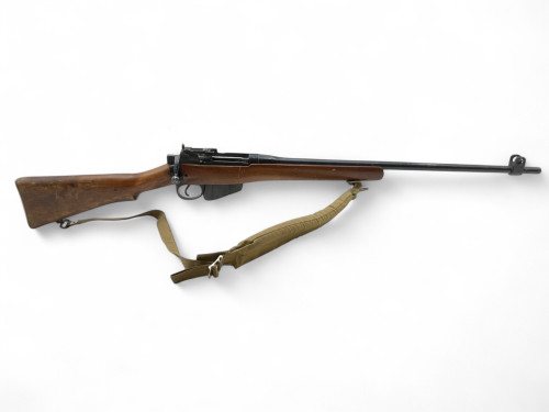 Sporterized Lee Enfield No4 MK1 Bolt Action Rifle .303 British 25.2" Barrel Wood Stock