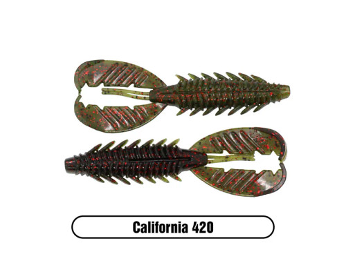 X Zone Adrenaline Craw Jr. 3.5", California 420, 7pk X Zone Adrenaline Craw Jr. 3.5", California 420, 7pk