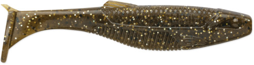 Rapala CrushCity Mayor, 3", Salt/Scent Infused, Green Pumpkin Magic, 8 Pack