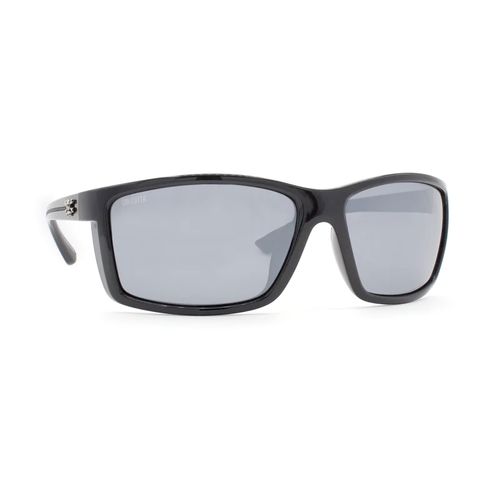 Calcutta Shoal Sunglasses, Siny Black Frame, Silver Mirror Lens