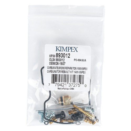 Kimpex Carburetor Repair Kit Fits Yamaha - 893012