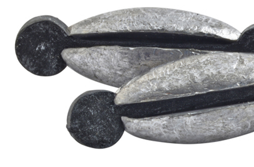 Danielson Rubbercore Twist Lock Sinker, 1 1/16oz, 2pk