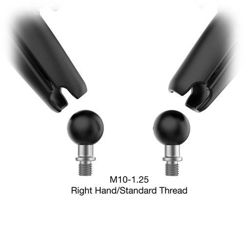 RAM MOUNT Mirror Tough-Mirror Kit - M10-1.25 Bases Long - 180369