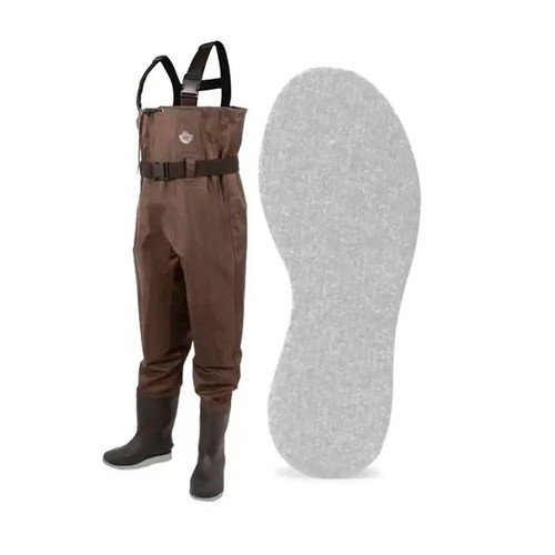 Green Trail StreamFeather Chest Wader - Felt Sole - 8 - 149143