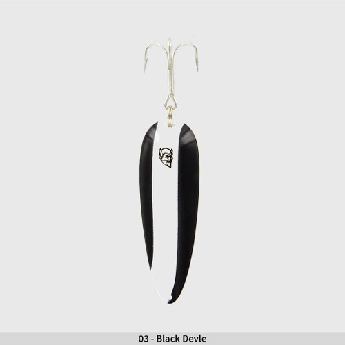 Eppinger Lil Devle, Black Devil, Brass Back, 1/8oz