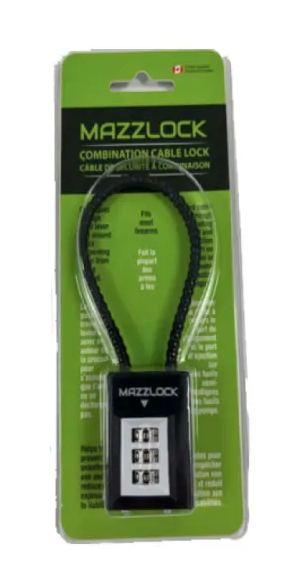 Mazzlock 8" Cable Combination Lock