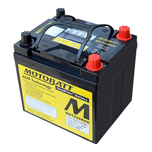 Motobatt Quadflex AGM Battery MBTZ26RHD - 365271