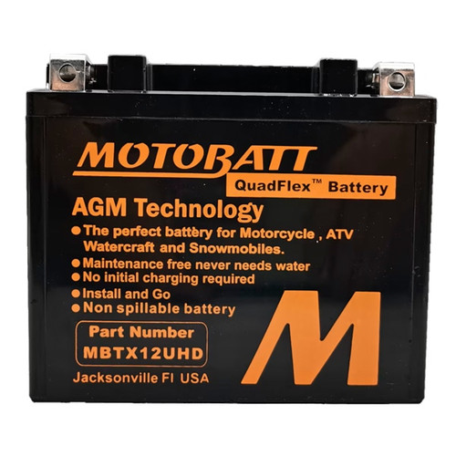 Motobatt Quadflex AGM Battery MBTX12UHD - 365270