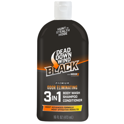 Dead Down Wind Black Premium 3-in-1 Body Wash/Shampoo/Conditioner, 16 oz