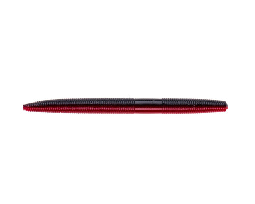 NetBait ION 5" Worm, Red Shad, 8 Pack