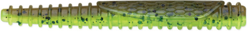Rapala CrushCity Ned BLT, 3", TPE Material, Green Pumpkin Chartreuse Pepper, 10 Pack