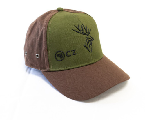 CZ Logo Hunting Hat, Green and Brown CZ Logo Hunting Hat, Green and Brown
