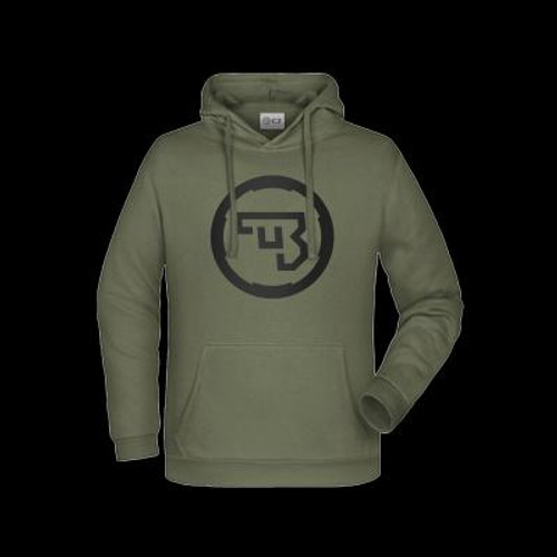 CZ Logo Khaki Hoodie, XL