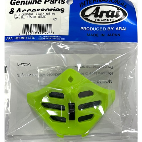 ARAI XD-5 Chin Vent - One Size Fits All - 851178
