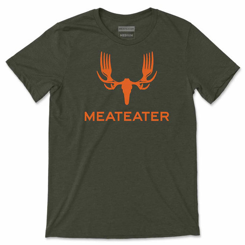 MeatEater Primary Logo T-Shirt, Military Green, XL