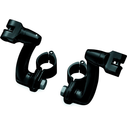 Kuryakyn Longhorn Offset Peg Mount with Clamp - 838607