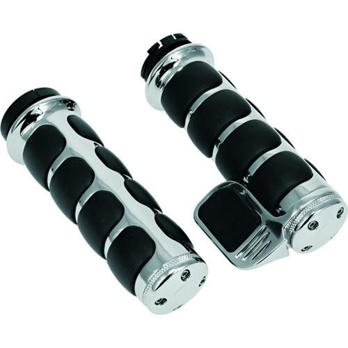 Kuryakyn Premium Iso Grip with Throttle Boss Dual Cable - 837609