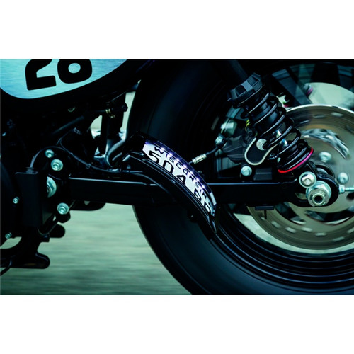 Kuryakyn Nova Curved Vertical Mount Side License Plate Holder - 837453