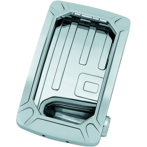 Kuryakyn Nova Curved Vertical Mount Side License Plate Holder - 837452