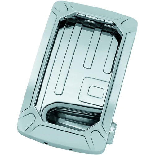 Kuryakyn Nova Curved Vertical Mount Side License Plate Holder - 837452
