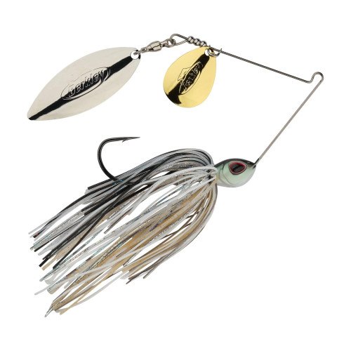 Berkley Power Blade Standard Spinnerbait, 3/8 oz, Colorado Willow, Shad Spawn/Gold + Silver