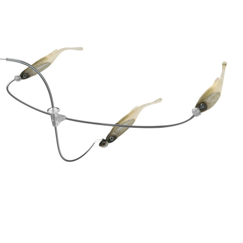 Berkley Triple Minnow Rig Kit, 4", Blue Liner