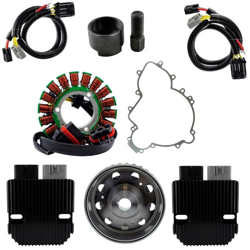 Kimpex HD SPLYT Stator, Revolt Regulator, Flywheel and Gasket Kit Fits Polaris - 345613 - 345613