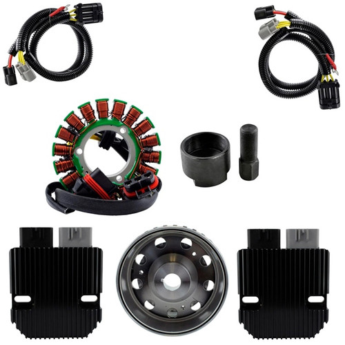 Kimpex HD SPLYT Stator, REVOLT Regulator, Flywheel and Puller Fits Polaris - 345612 - 345612