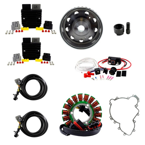 Kimpex HD 900W SPLYT Stator, Regulator, Dual Battery Isolator, Flywheel, Puller and Gasket Fits Polaris - 345603 - 345603