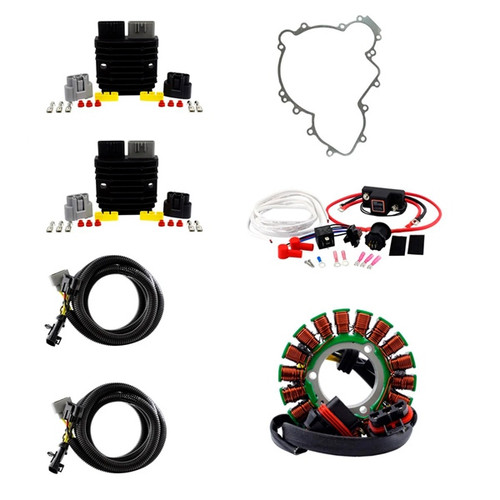 Kimpex HD SPLYT stator, Regulator and Dual Battery Isolator and Gasket Kit Fits Polaris - 345599 - 345599