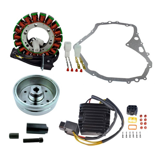 Kimpex HD Stator, Mosfet Regulator, Improved Magneto Flywheel, puller and Gasket Fits Suzuki - 345582 - 345582