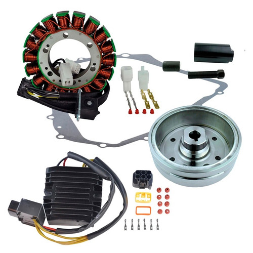 Kimpex HD Stator, Mosfet Regulator, Improved Magneto Flywheel, puller and Gasket Fits Suzuki - 345583 - 345583