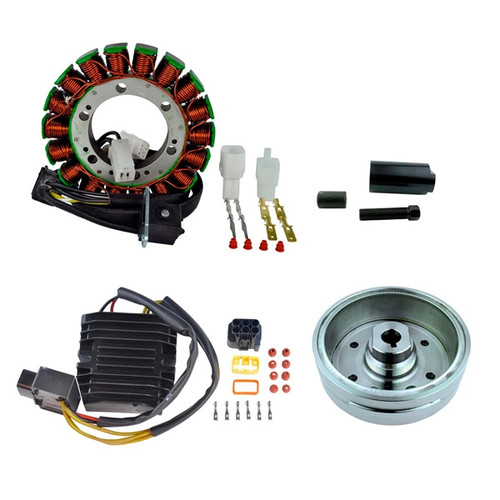 Kimpex HD Stator, Mosfet Regulator, Improved Magneto Flywheel and Puller Fits Suzuki - 345576 - 345576