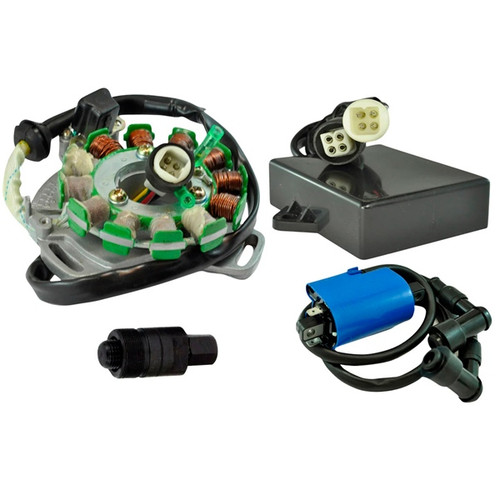Kimpex HD Stator 100W, PeakRPM CDI, Ignition Coil and Puller Fits Yamaha - 345542 - 345542