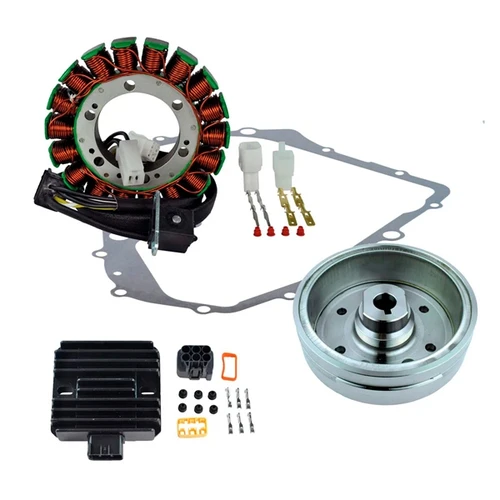 Kimpex HD Stator, Regulator, Improved Magneto Flywheel and Crankcase Cover Gasket Kit SUZUKI - 345545 - 345545
