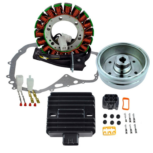 Kimpex HD Stator, Regulator, Improved Magneto Flywheel and Crankcase Cover Gasket Kit SUZUKI - 345544 - 345544