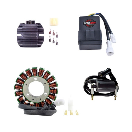 Kimpex HD Stator, CDI Box, Regulator and Ignition Coil Kit Fits Kawasaki - 345537 - 345537