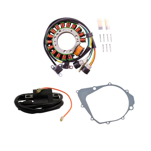 Kimpex HD Stator, Ignition coil and Crankcase Cover Gasket Kit Fits Yamaha - 345472 - 345472