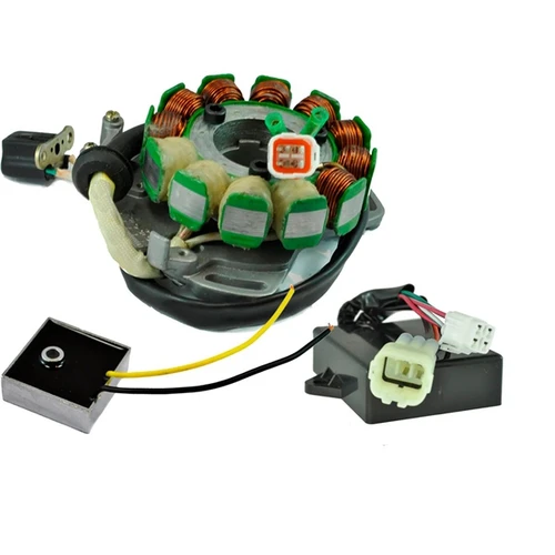 Kimpex HD Stator 200W, Voltage Regulator, CDI Box Kit YAMAHA - 345566 - 345566